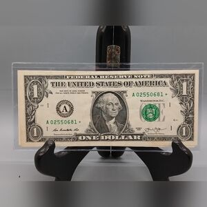 United States Federal Reserve Star Note (10) One Dollar Star Notes